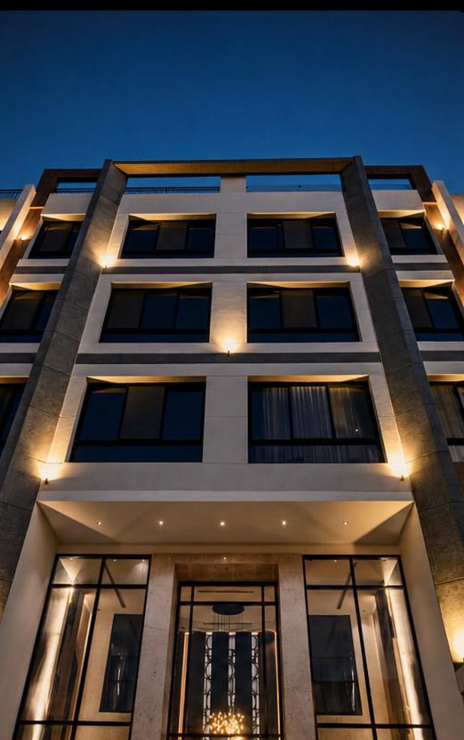 تصوير عقاري لواجهة مبنى سكني